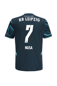 RB Leipzig Antonio Nusa #7 Fotballdrakt Tredje Klær 2024-25 Korte ermer